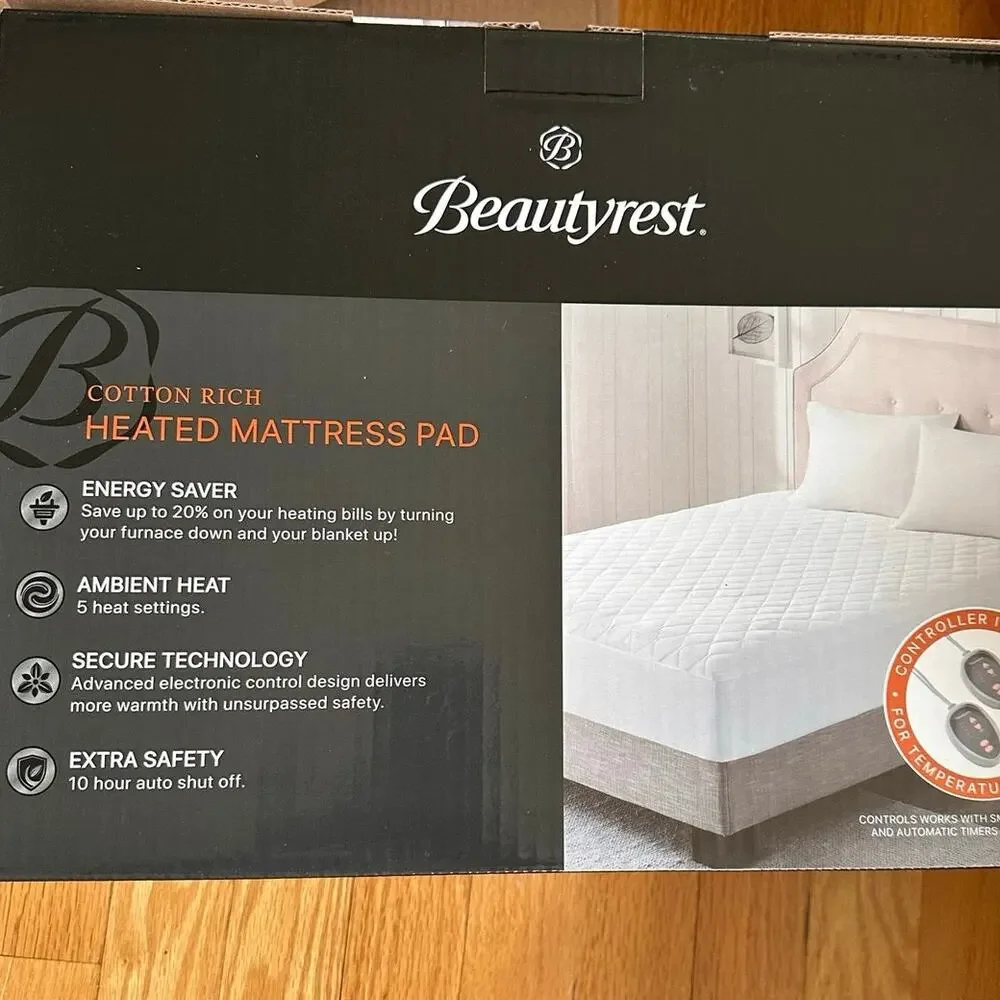 Beautyrest Heated Mattress Pad Twin XL size